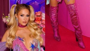 Paris Hilton Dazzles At 44th Birthday Bash