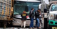 Train slams into a bus outside Mexico City and kills at least 8 people