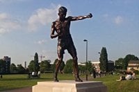Statue of British boxing icon stolen from east London park