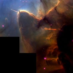 Trifid Pillars and Jets