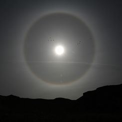 A Sun Halo over Utah