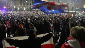 Georgians Protest For EU Integration As Unrest Continues