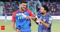 'Batting first, batting first': Rishabh Pant teases Axar Patel as Delhi Capitals opt to bowl against Lucknow Super Giants - Watch | Cricket News - The Times of India