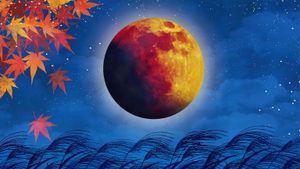 Harvest Supermoon And Lunar Eclipse Dazzle Stargazers