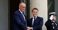 Merz hails reset in ties with France on first trip as German chancellor