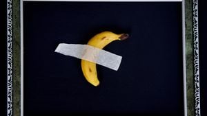 Sotheby's Duct-Taped Banana Sparks Outrage Amid Hunger Crisis