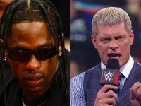 Travis Scott slammed by Cody Rhodes in WrestleMania  | The Express Tribune