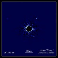 HR 8799 Yıldızının Etrafında Dönen Dört Gezegen