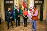 BNamericas - Yussef Akly Flores and Margot Ayala Lino tak...