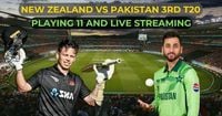 New Zealand vs Pakistan 3rd T20 playing 11, live match time and streaming