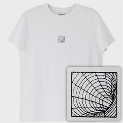 Wormhole: Solucan Deliği T-Shirt (Nakış, %100 Pamuk)