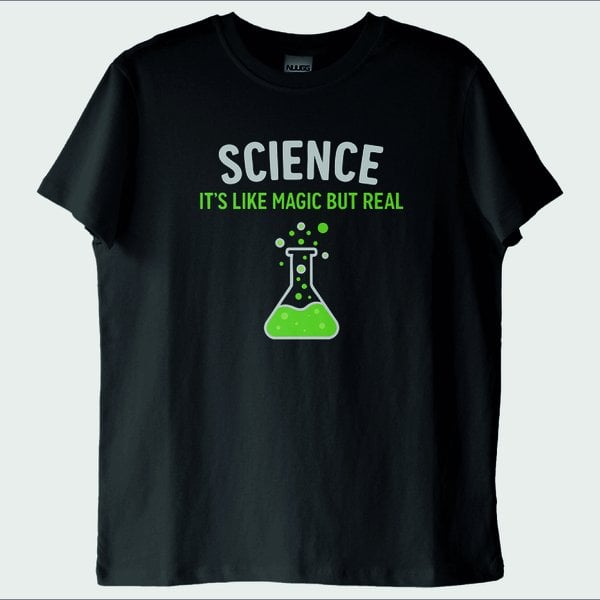 "Science: It's Like Magic But Real 5" T-Shirt