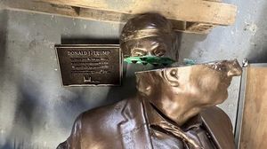 Trump Epstein Statue Removed From National Mall Overnight