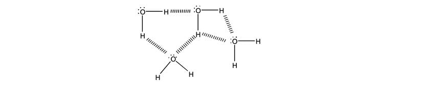 Hidrojen atomları, diğer komşu elektronegatif atomlardaki bağ yapmayan elektron çiftlerine (yalnız çiftler) çekilir.