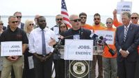 States and developer sue the Trump administration for halting work on New England offshore wind farm