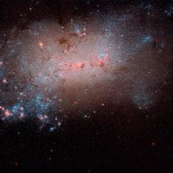  NGC 4449: Close-up of a Small Galaxy 