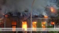 Grote brand groepsaccomodatie in Sleen(Video) |