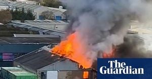 Southall Warehouse Fire Sends Smoke Across London Skyline