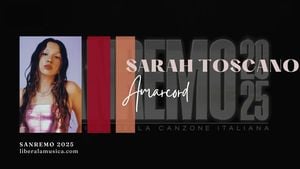 Sarah Toscano Shines At Sanremo 2025