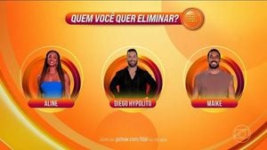 Tenth Paredão Of BBB 25 Features Aline, Diego, And Maike