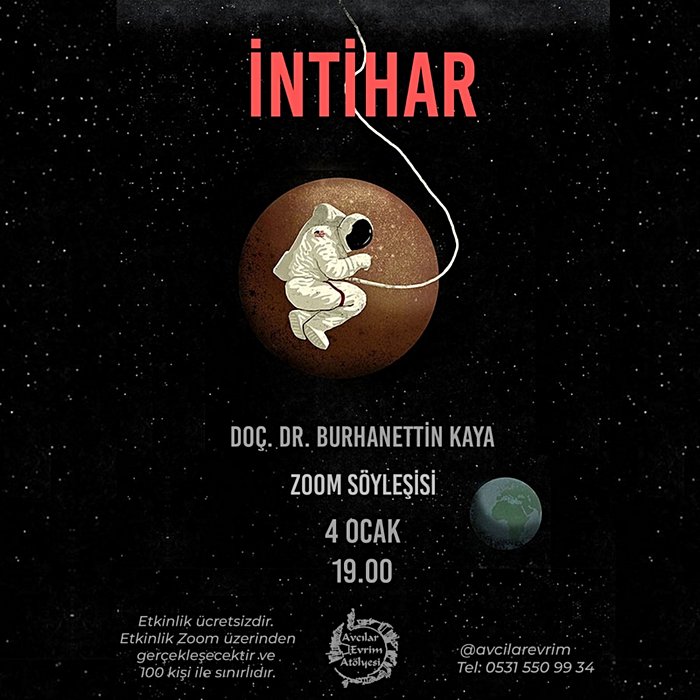 İntihar - Psikiyatr Doç. Dr. Burhanettin Kaya - Avcılar Evrim Atölyesi