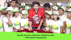 Kartik Aaryan Brings Joy To Children’s Day With Special Film Screening