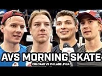 Martin Necas on 1YR Since Mikko Trade & Avs on Honoring 2001 Cup Team & More Before Game vs Flyers