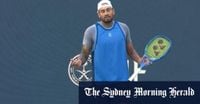 Kyrgios complains after early break