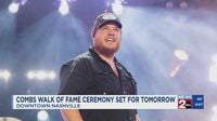 Luke Combs Walk of Fame ceremony set for Thursday