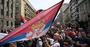 Historic Protests Erupt In Belgrade Against President Vučić