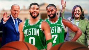 Celtics Celebrate Championship At White House