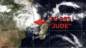 Tropical Storm Jude Triggers Severe Weather Warning