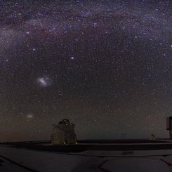 Wonder and Mystery above the Very Large Telescopes