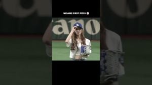 MISAMO Takes Center Stage At Dodgers’ First Pitch Ceremony