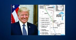 Trump Pushes For Keystone XL Pipeline Revival