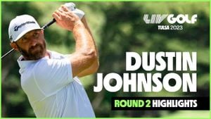 Dustin Johnson And Joaquin Niemann Lead LIV Golf Singapore