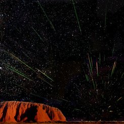 Leonids Over Uluru