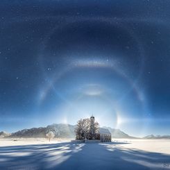  Ice Halos over Bavaria 