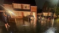 Streets left flooded after 20 hours of heavy rain