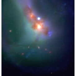 ESO202-G23: Birleşen Gökadalar