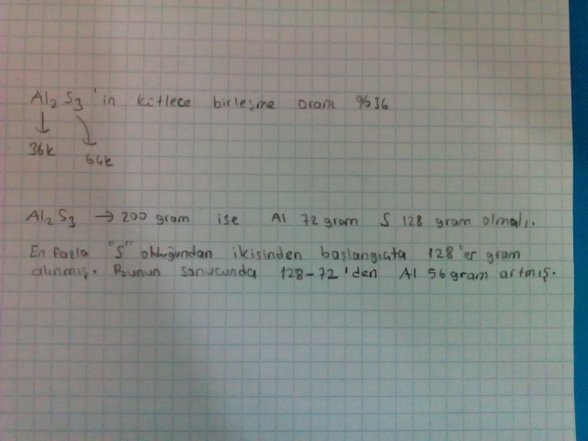 Cevap el yazı ile açıklanıyor.