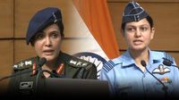 Meet  Two Women Officers Colonel Sofia Qureshi And Wing Commander Vyomika Singh Who Briefed Operation Sindoor