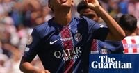 Club World Cup: PSG overwhelm 10-man Atlético Madrid in Rose Bowl stroll