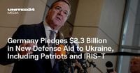 Germany Pledges $2.3 Billion in New Defense Aid to Ukraine, Including Patriots and IRIS-T