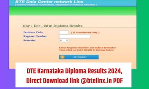 Karnataka Diploma Results 2025 Announced By DTE