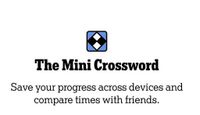 NYT Mini Crossword: Clues and answers for September 14, 2025