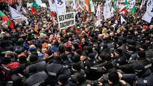 Vicious Attack On EU Commission Building Escalates Protests In Sofia