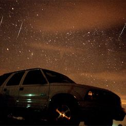 Leonids From the Road