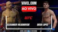 UFC AO VIVO Alexander Volkanovski x Diego Lopes: Card Principal em Andamento | 13/04/2025