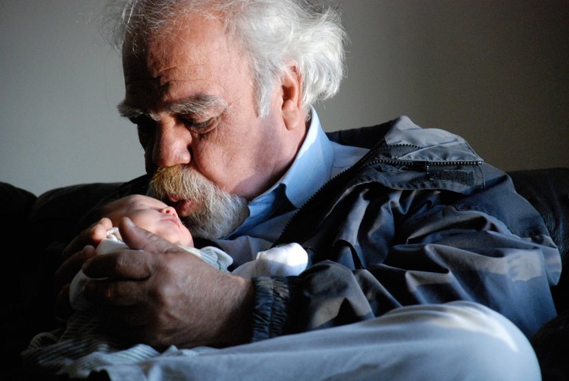 Büyükbaba ve torunu...